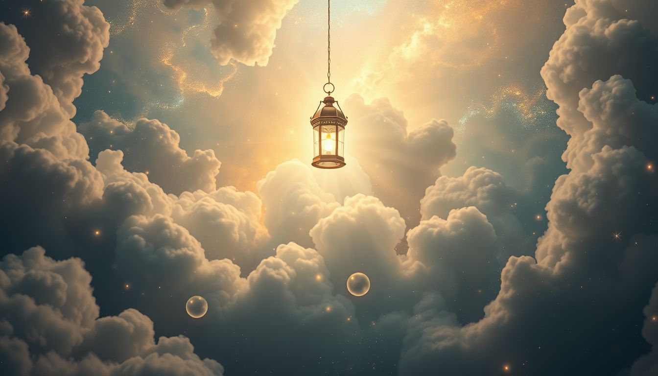 Der Laternenpfahl symbolisiert Licht und Geborgenheit in der Dunkelheit.