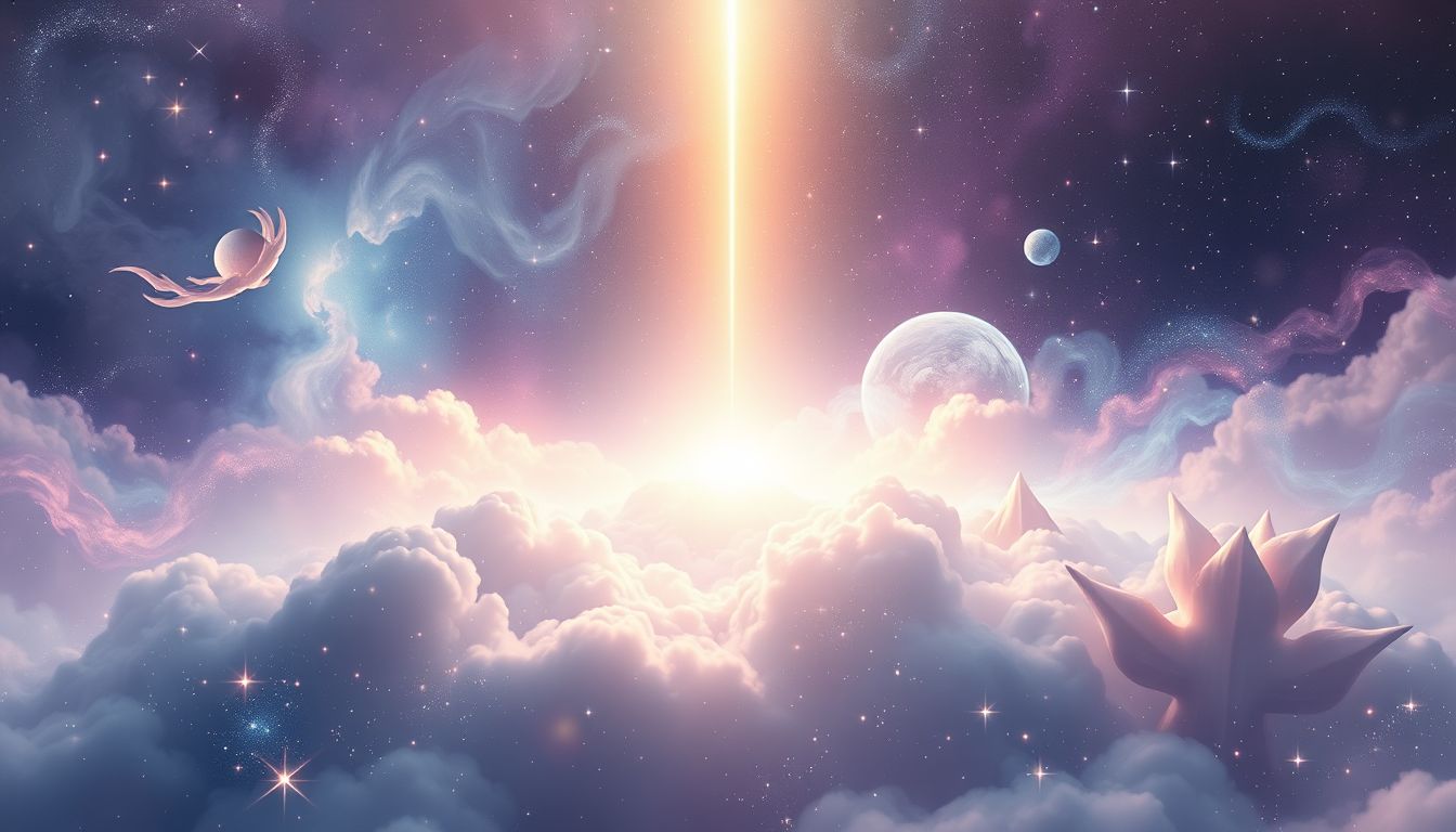 Ein Lichtstrahl symbolisiert in Träumen göttliche Führung und Hoffnung.