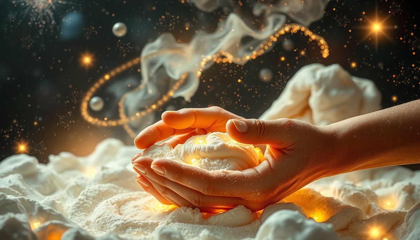 Opa symbolisiert im Traum Fürsorge durch Kochen und Backen.