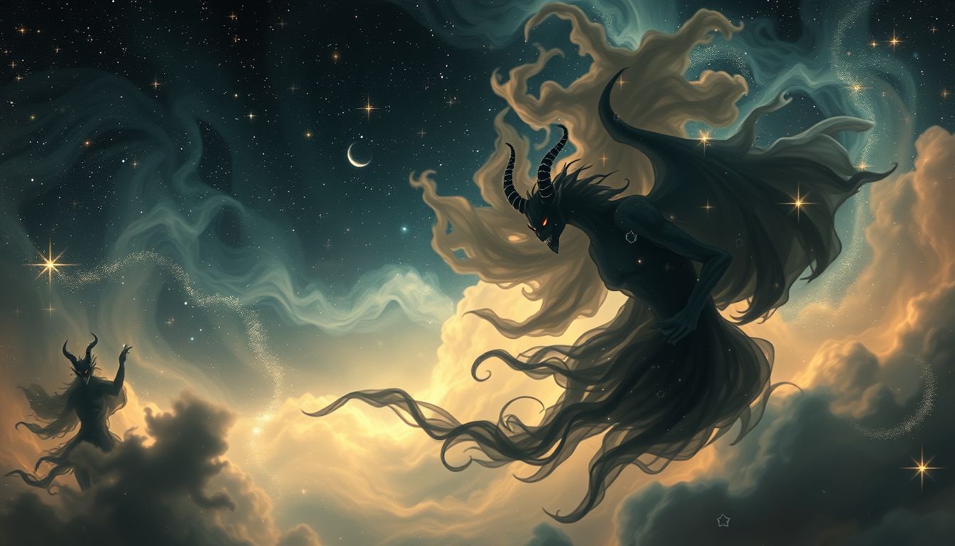 Persische Dämonen symbolisieren innere Ängste und verborgene Versuchungen.