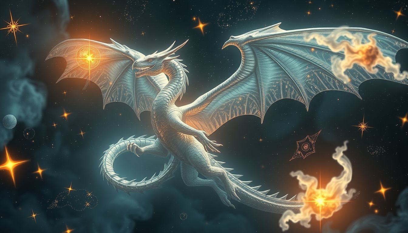 Sich in einen Drachen verwandeln symbolisiert innere Stärke und Transformation.