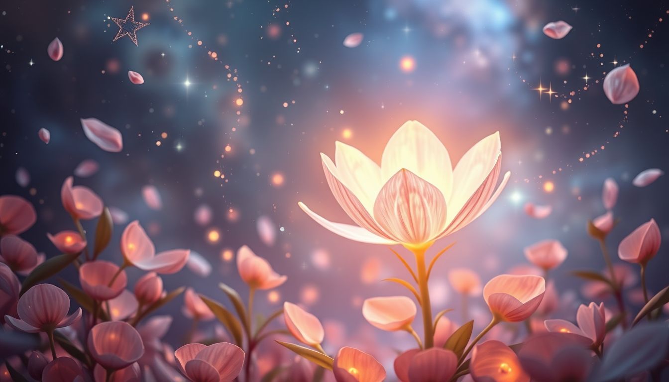 Eine blühende Aurikel symbolisiert neue Lebensfreude und Wachstum.