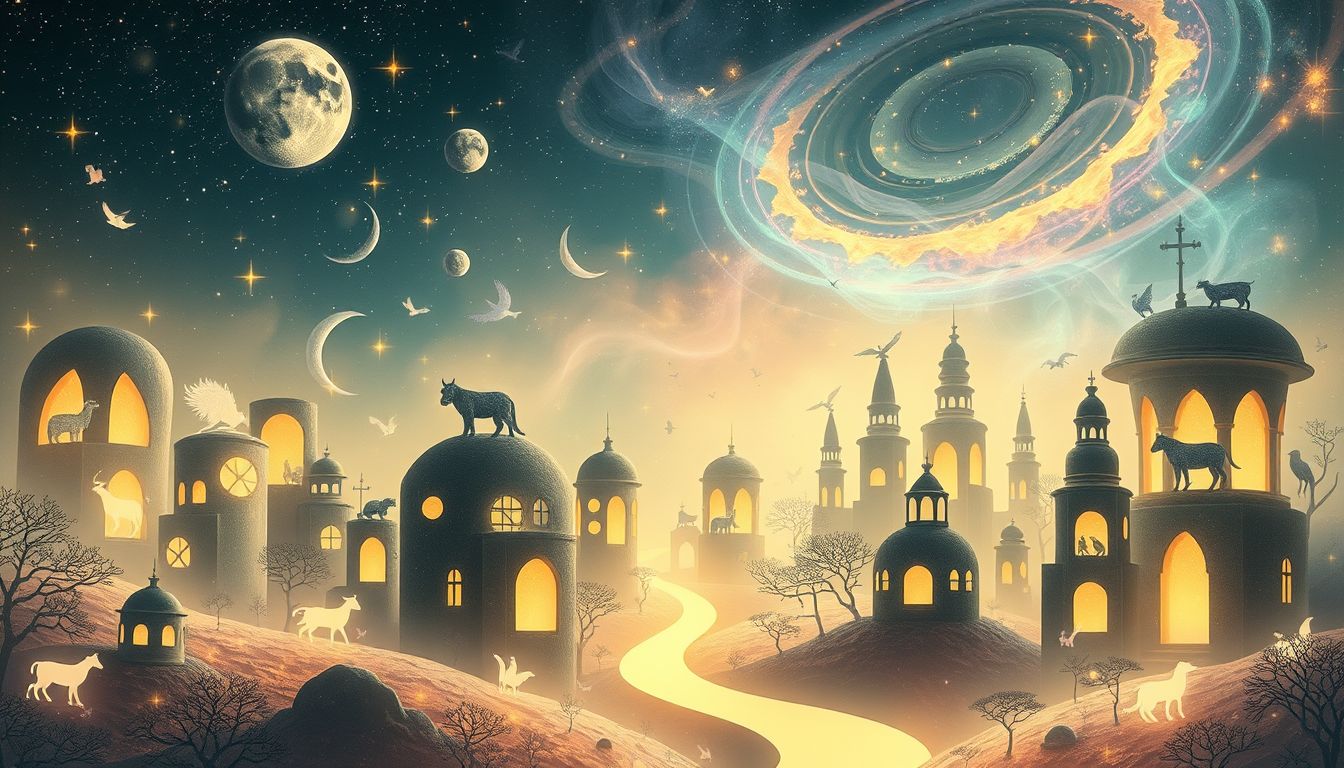 Traum 10 symbolisiert harmonisches Zusammenleben mit tierischen Instinkten.