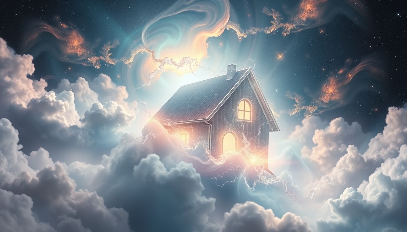 Ein selbstreinigendes Haus symbolisiert innere Ordnung und Selbstheilung.