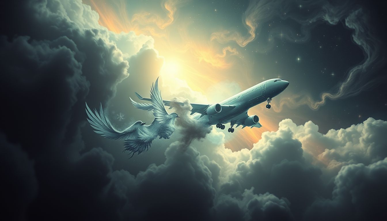 Angst vor Fliegen im Traum symbolisiert Kontrollverlust und Unsicherheit.
