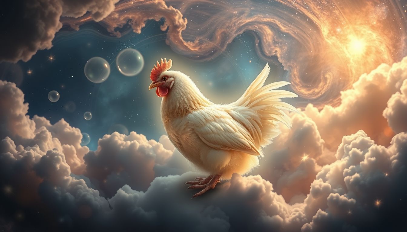 Eine krähtende Bruthenne symbolisiert Schutz und Vernunft im Traum.