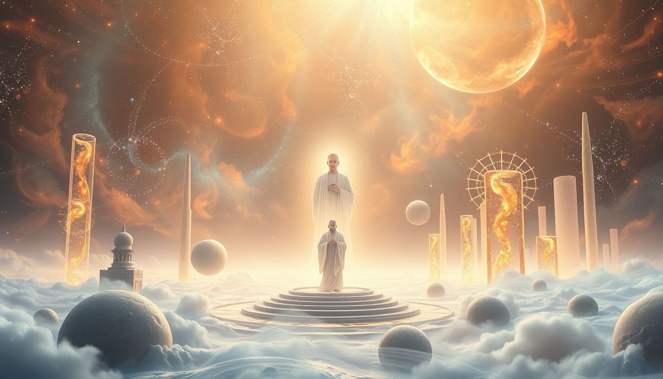 Ein Religionsgründer im Traum symbolisiert spirituelle Führung und Wandel.