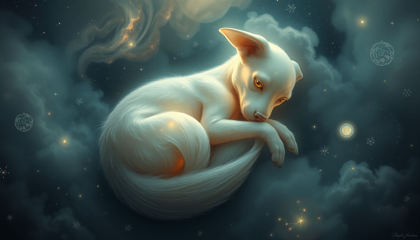 Ein kranker Hund im Traum symbolisiert oft innere Schwäche.