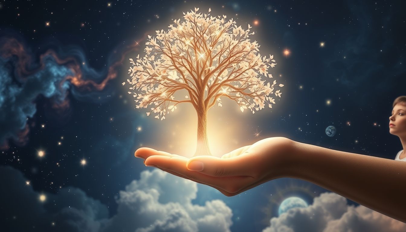 Einen Firstbaum zu verschenken symbolisiert Neuanfang und Hoffnung.