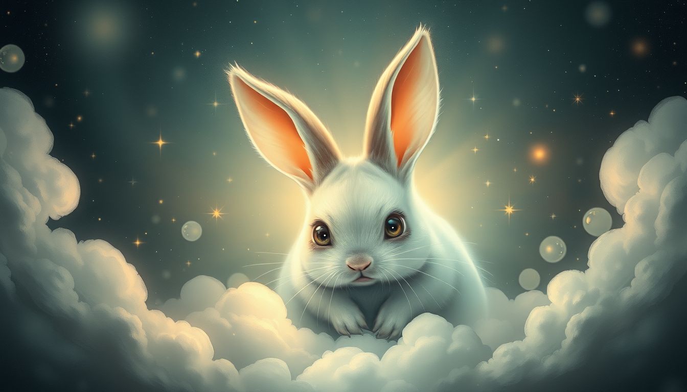 Ein ängstlicher Hase im Traum symbolisiert innere Unsicherheit.