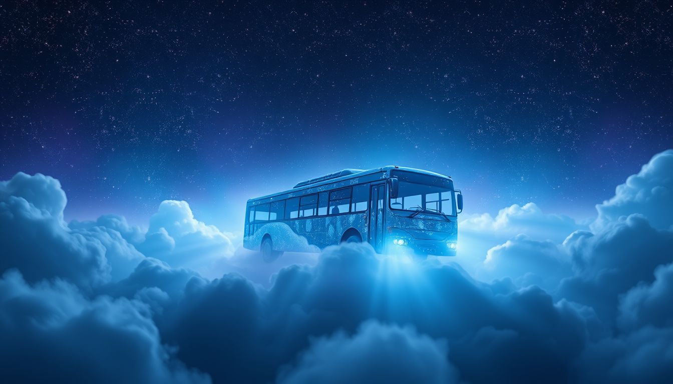 Eine Busabfahrt im Traum symbolisiert oft neue Lebenswege.