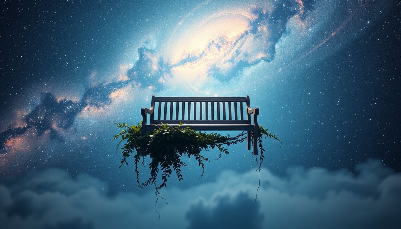Eine Wechselbank in der Natur symbolisiert innere Balance und Wandel.