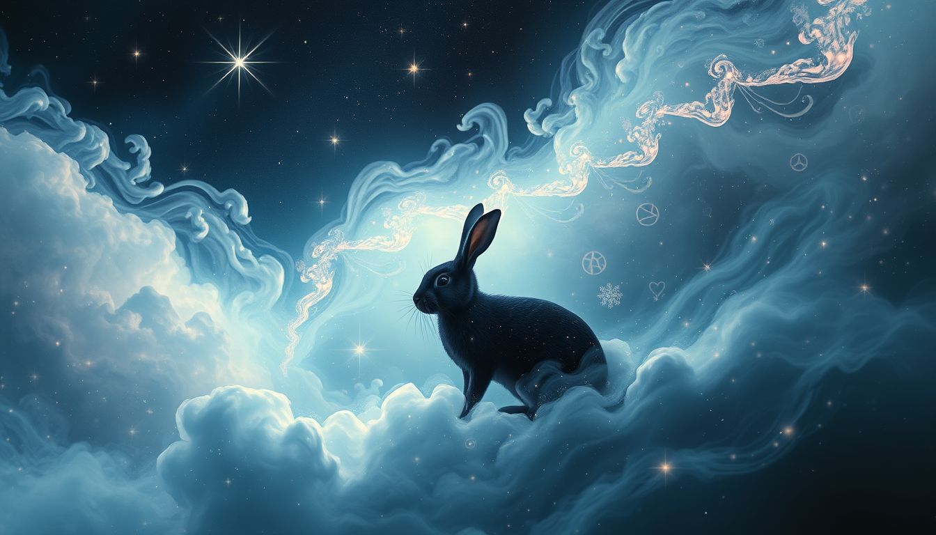 Ein schwarzer Hase im Traum symbolisiert verborgene Ängste.