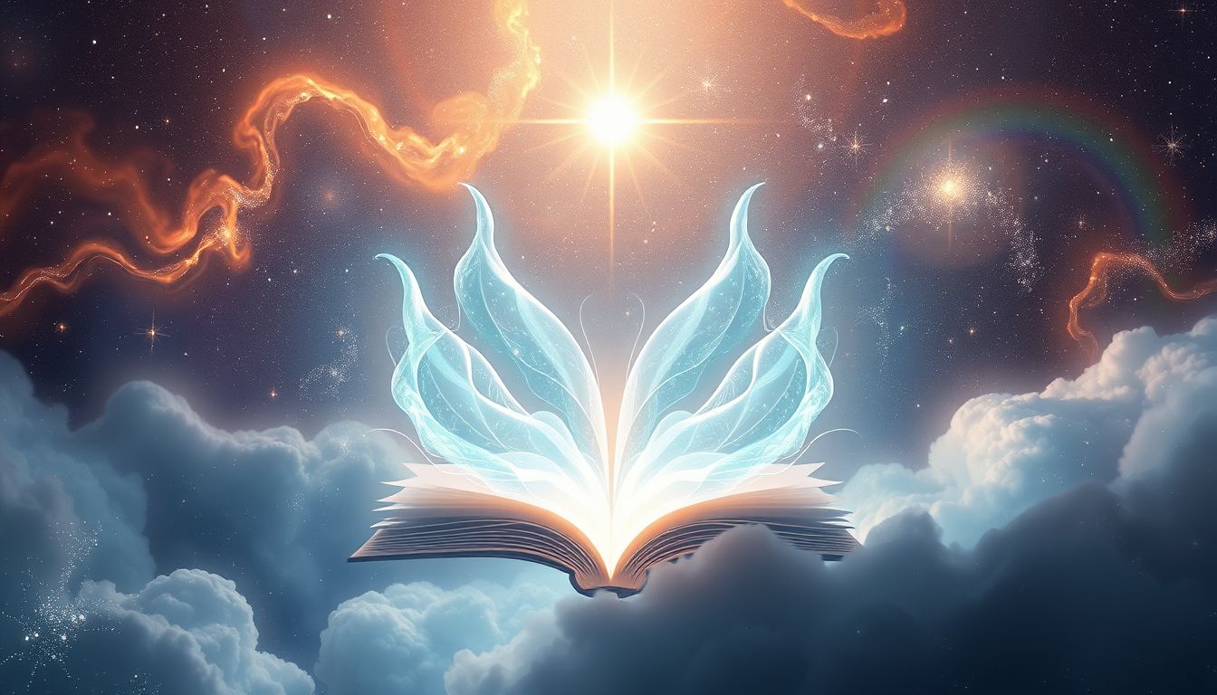 Ein heiliger Bucherhalt im Traum symbolisiert spirituelle Erleuchtung.