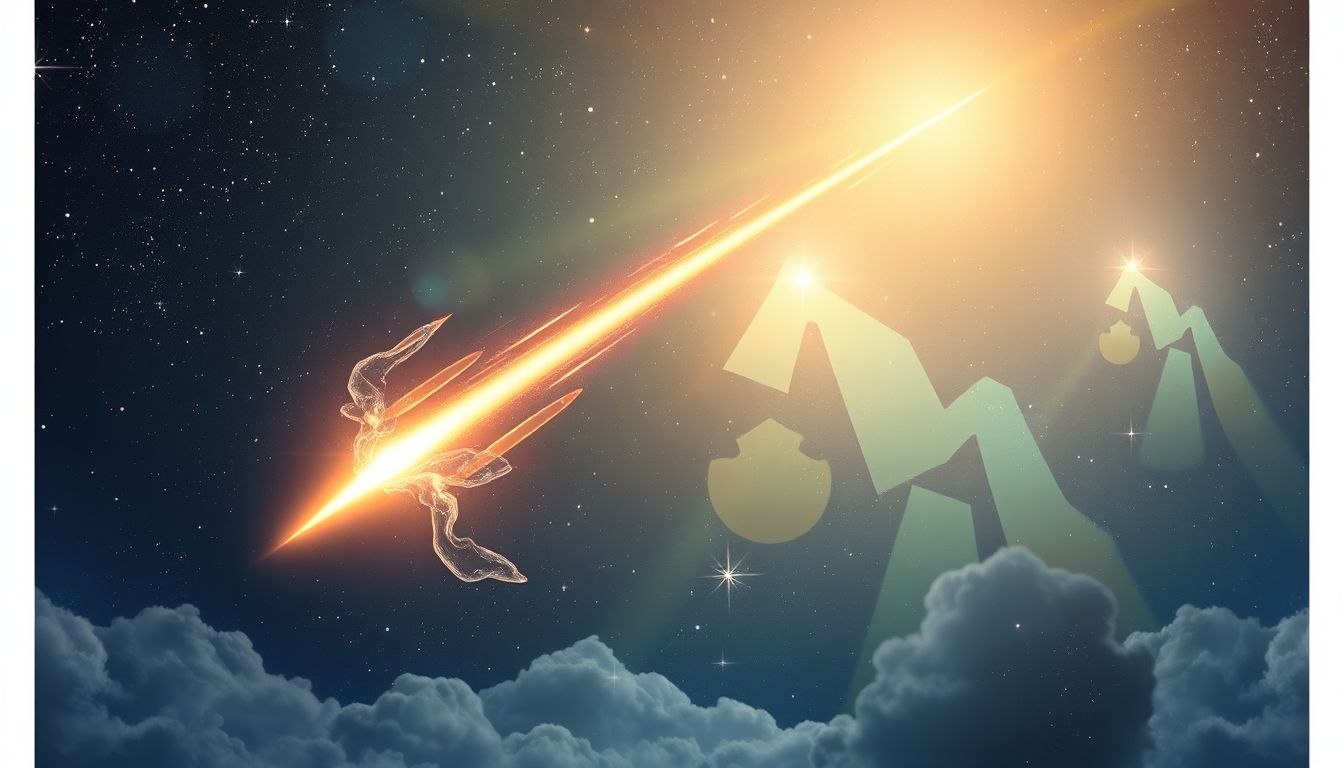 Ein Meteor-Traum signalisiert oft plötzliche, lebensverändernde Karrierechancen.