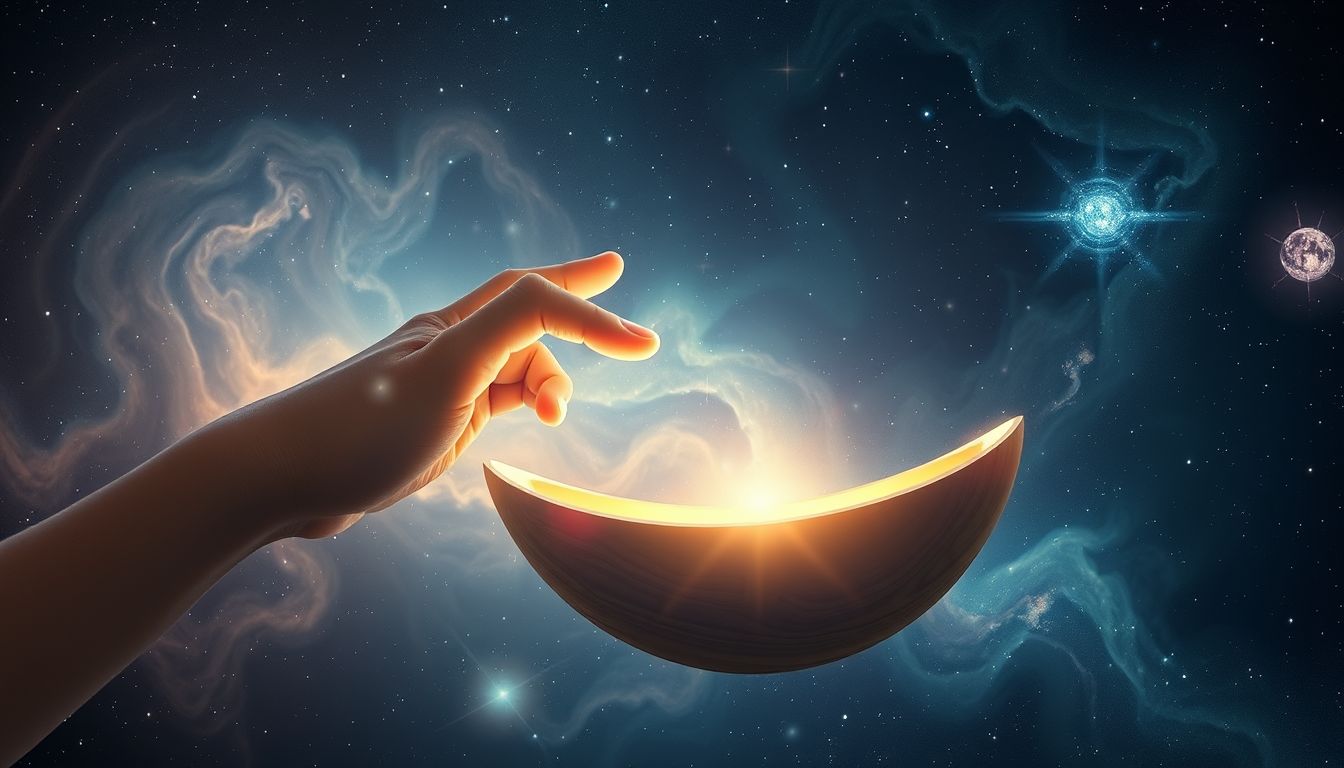 Ein selbst hergestelltes Holzgefäß symbolisiert kreative Selbstverwirklichung.