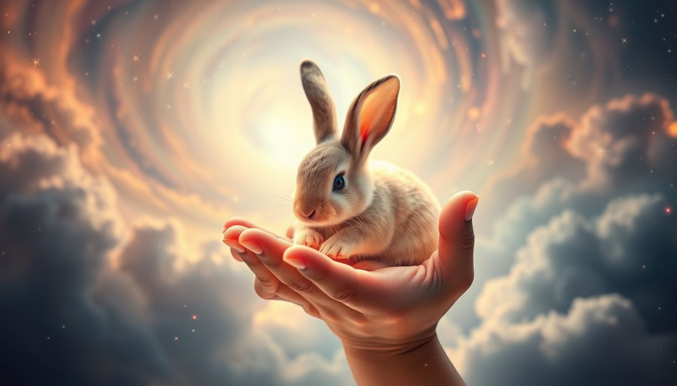 Ein Miniatur-Hase symbolisiert oft Zerbrechlichkeit und verborgene Ängste.