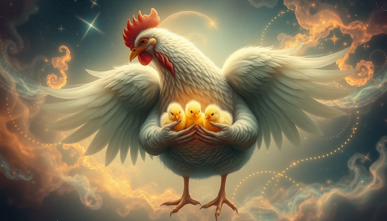 Eine Bruthenne im Traum symbolisiert Schutz und Fürsorgeinstinkt.