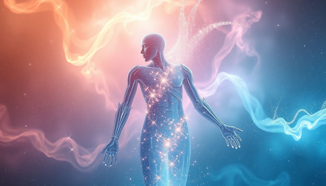 Das Ablegen der Rüstung symbolisiert innere Befreiung und Verletzlichkeit.