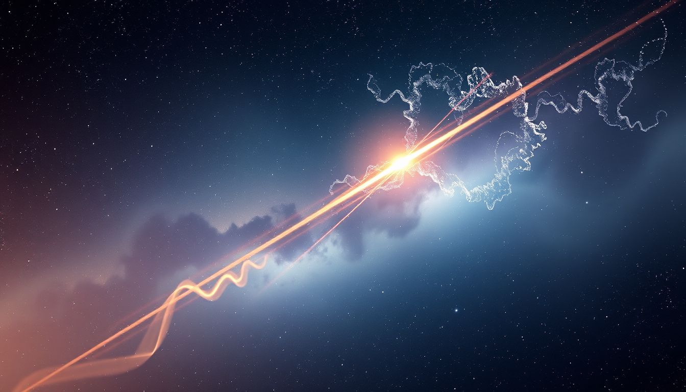 Ein verglühender Meteor symbolisiert vergängliche Chancen im Traum.