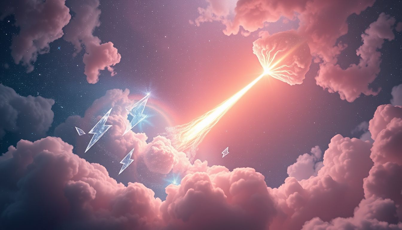 Ein Meteor im Traum symbolisiert oft plötzliche Veränderung oder Verlust.