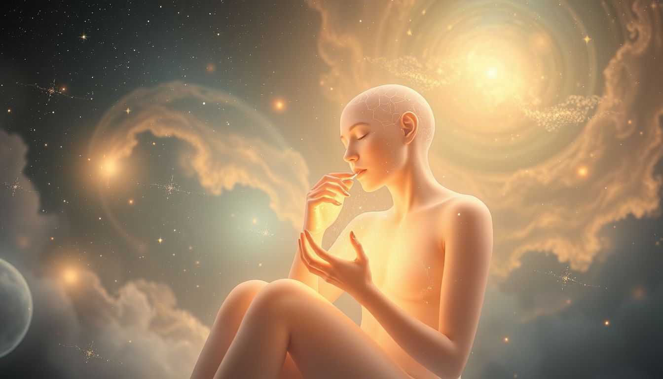 Traum 8 symbolisiert Selbstfürsorge und innere Heilung durch Ernährung.