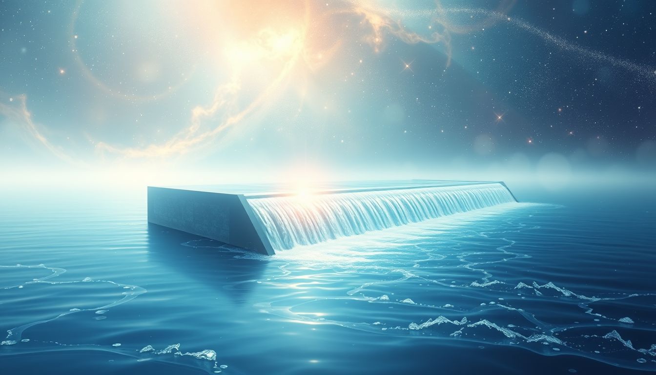 Ein Wehr im Traum symbolisiert Kontrolle über emotionale Flusskraft.
