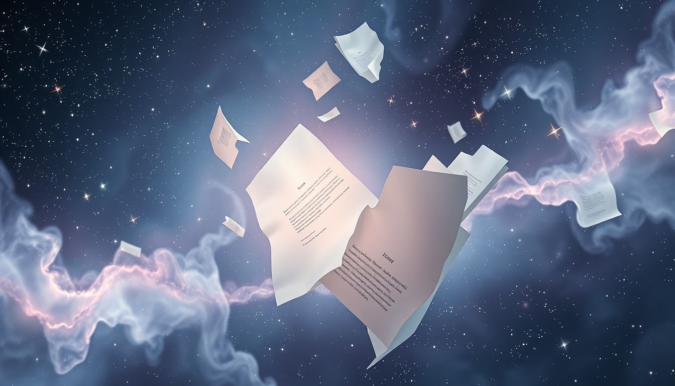 Der Traum vom Verlieren abgehefteter Dokumente symbolisiert Kontrollverlust.