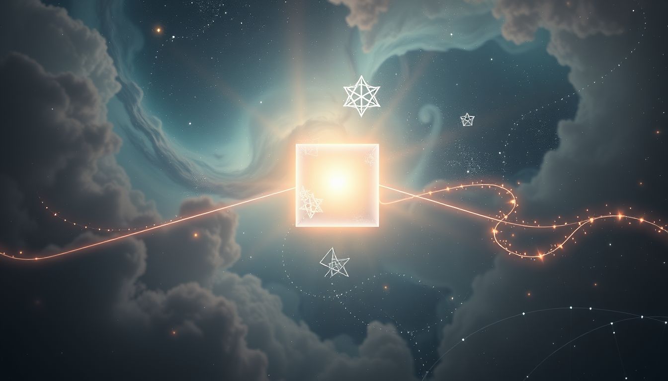 Ein Quadrat im Traum symbolisiert Stabilität und innere Ausgeglichenheit.