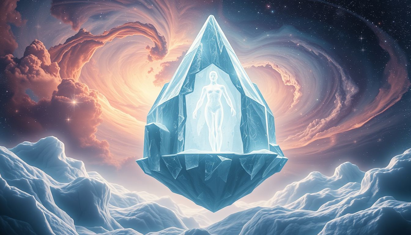 Der Eispalast symbolisiert emotionale Kälte und unerreichbare Perfektion.