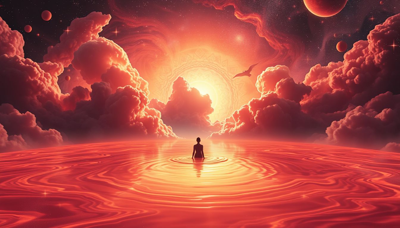 Träumen vom Abendrot symbolisiert oft Frieden und Lebenswende.