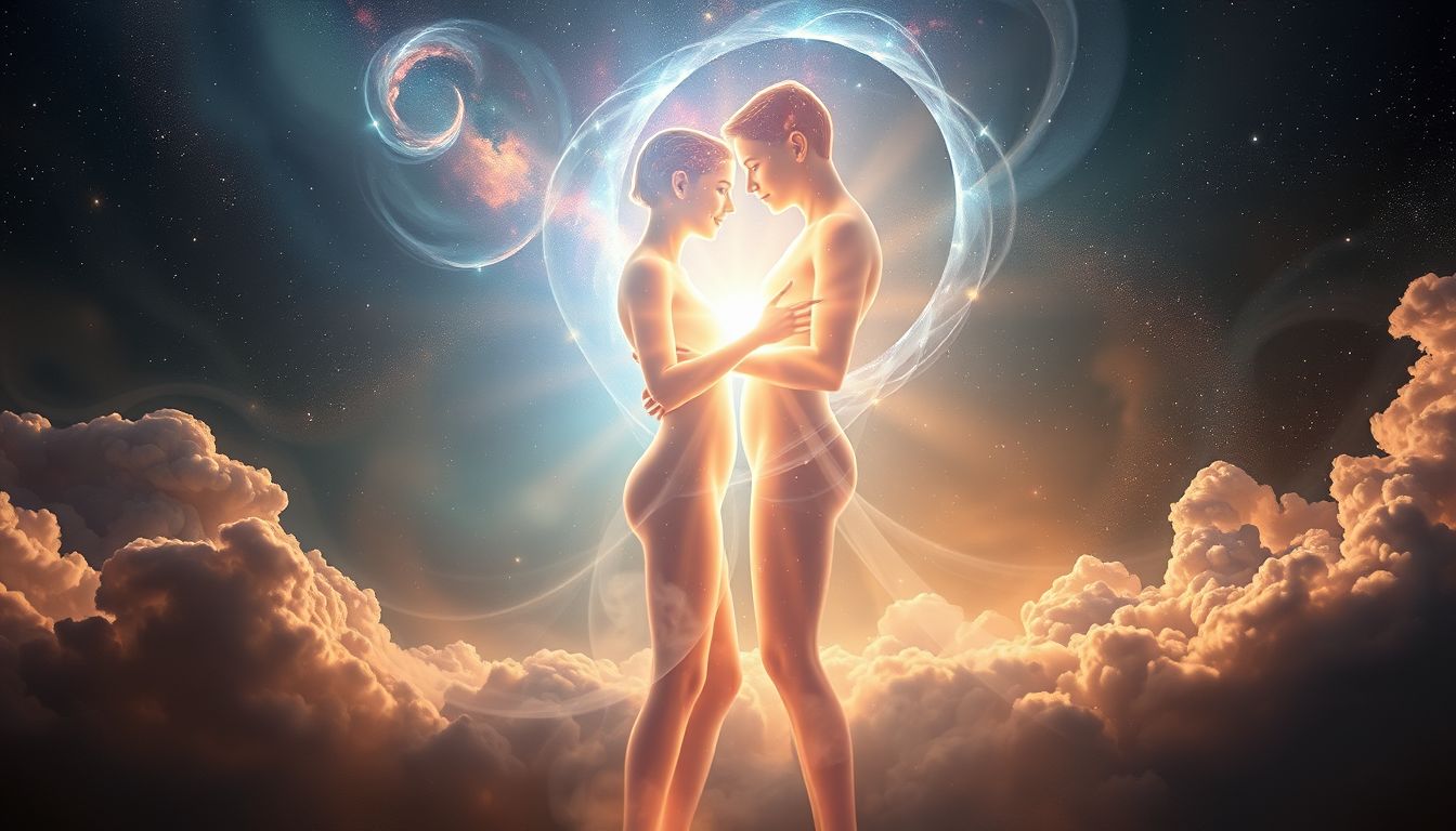 Verbrüderung im Traum symbolisiert tiefe Seelenverbindung und Vertrauen.