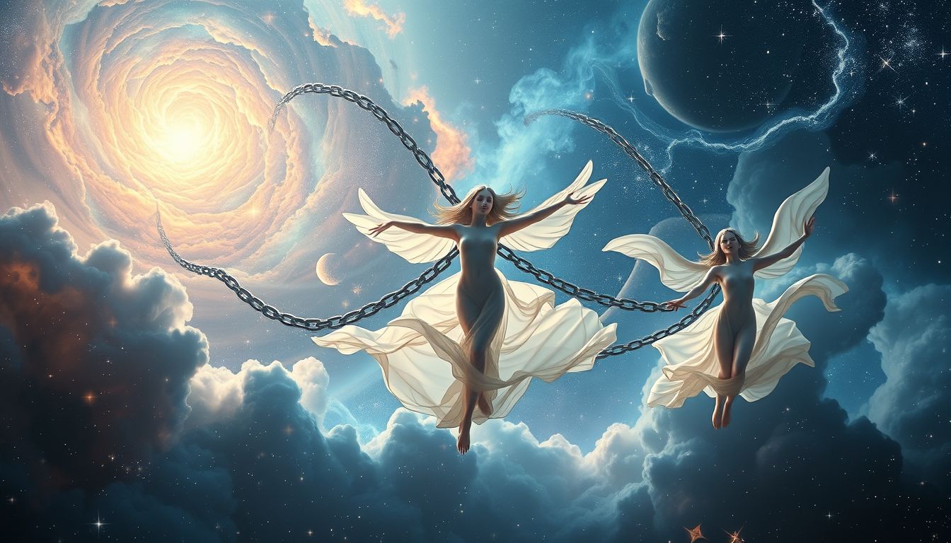 Verherrlichung symbolisiert Befreiung von Ängsten und innerem Frieden.