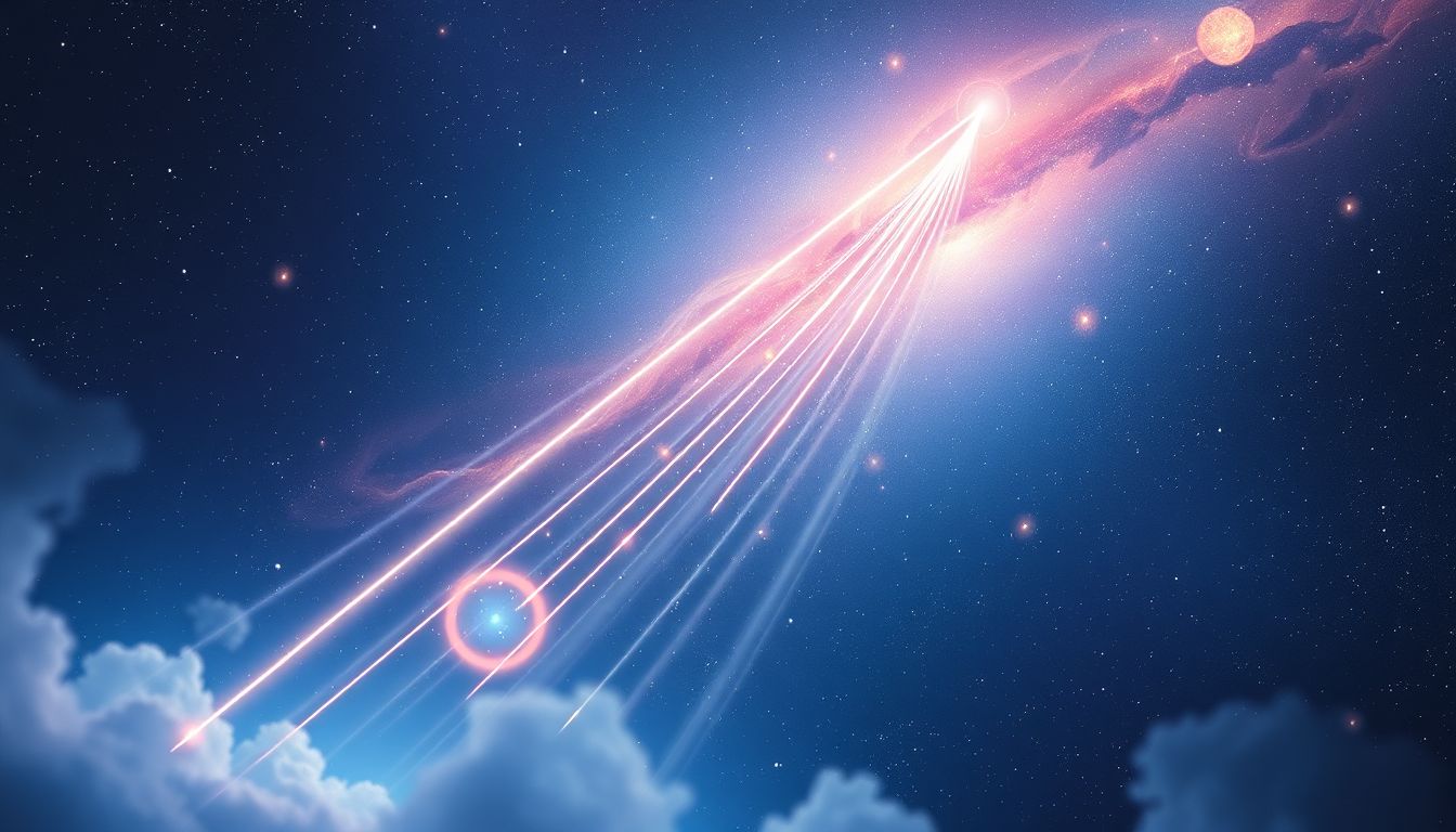 Vertikale Linien symbolisieren Aufstieg, Ehrgeiz und spirituelle Verbindung im Traum.