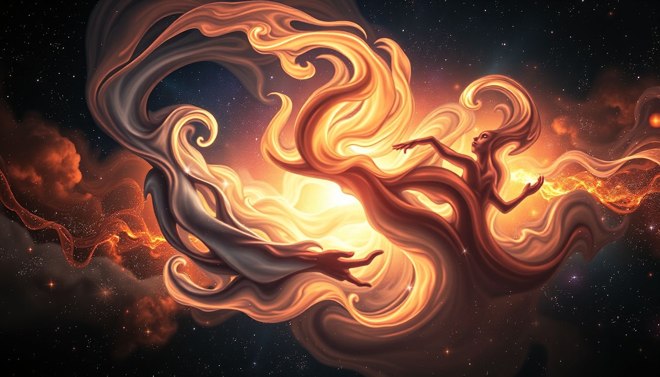 Im Zoroastrismus symbolisieren Licht und Dunkelheit kosmischen Dualismus.
