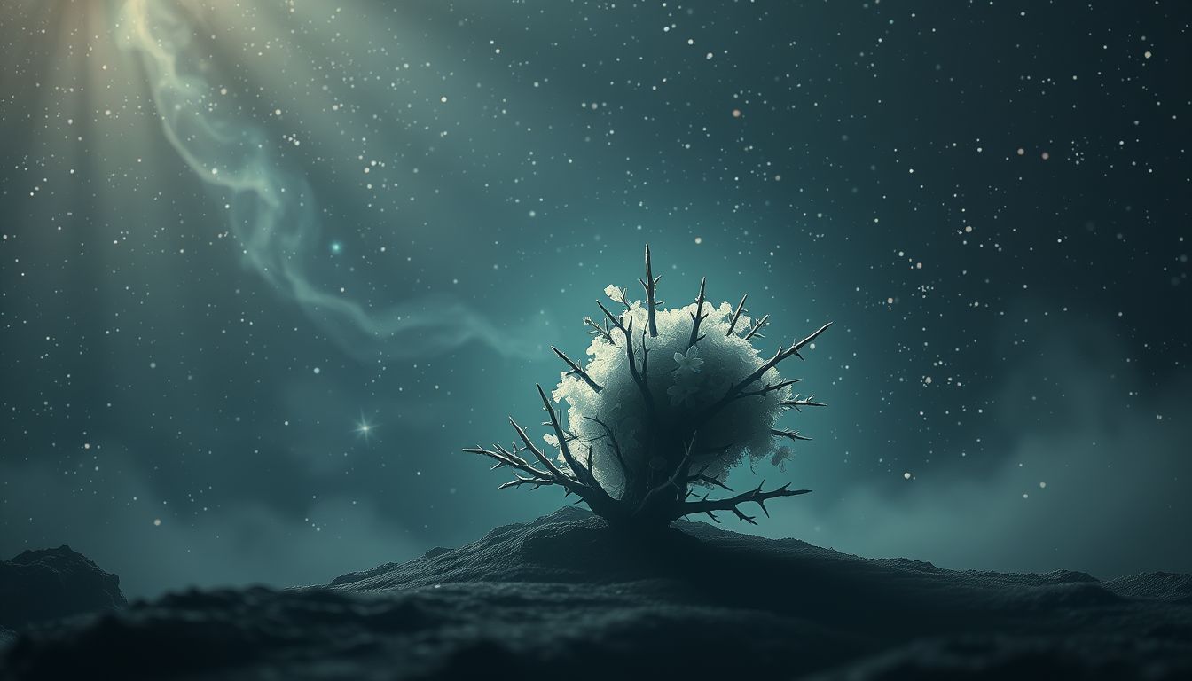 Sich am Halbstrauch verletzen symbolisiert innere Konflikte und Vorsicht.