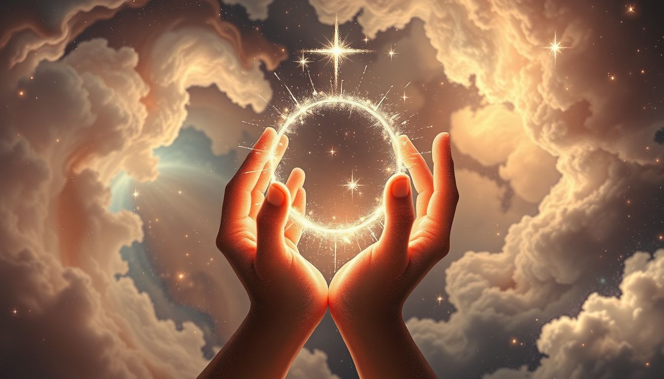 Ein reparierter Mandorla-Traum symbolisiert Heilung und innere Erneuerung.