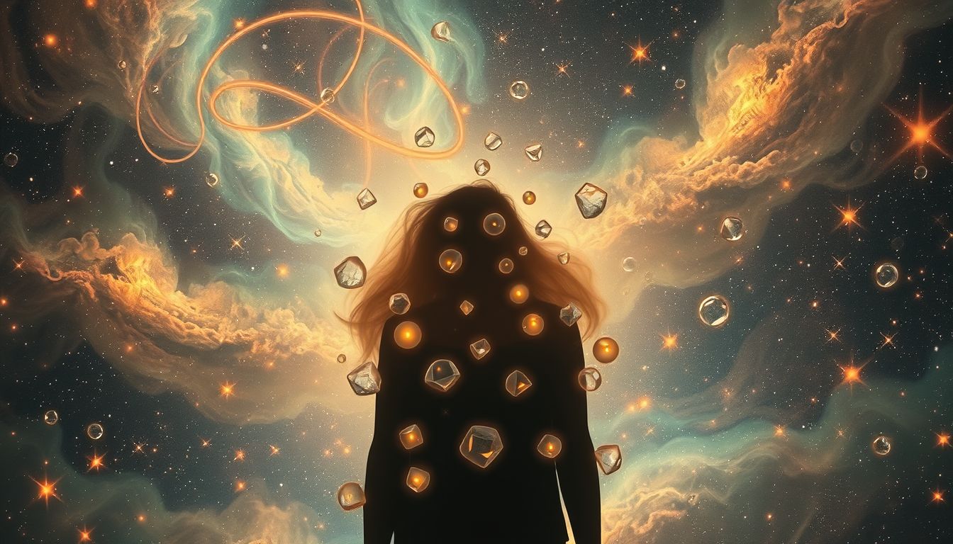 Zu viele Souvenirs symbolisieren emotionale Überladung durch vergangene Erinnerungen.