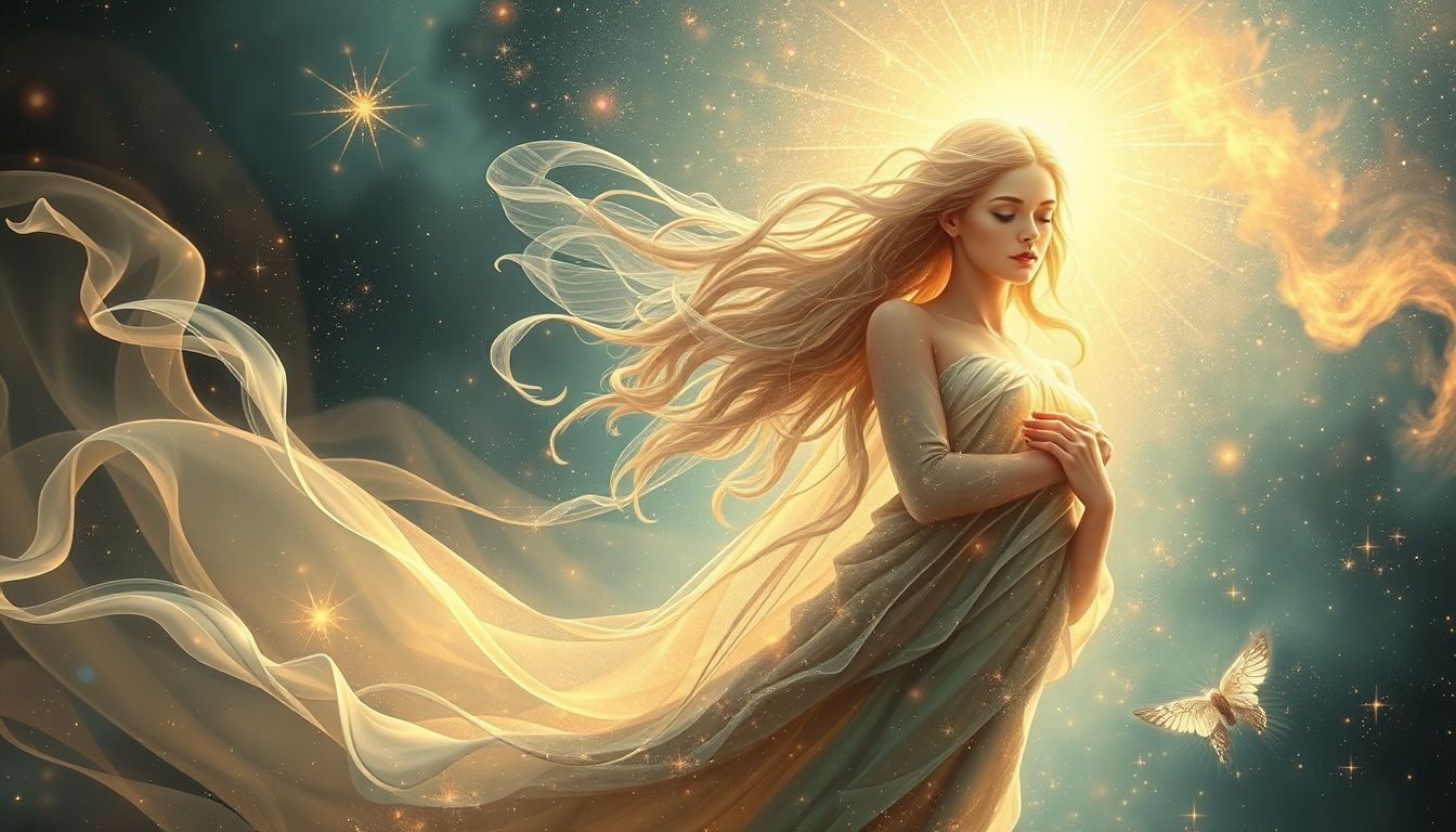 Eos weint um Memnon, der im Trojanischen Krieg starb.