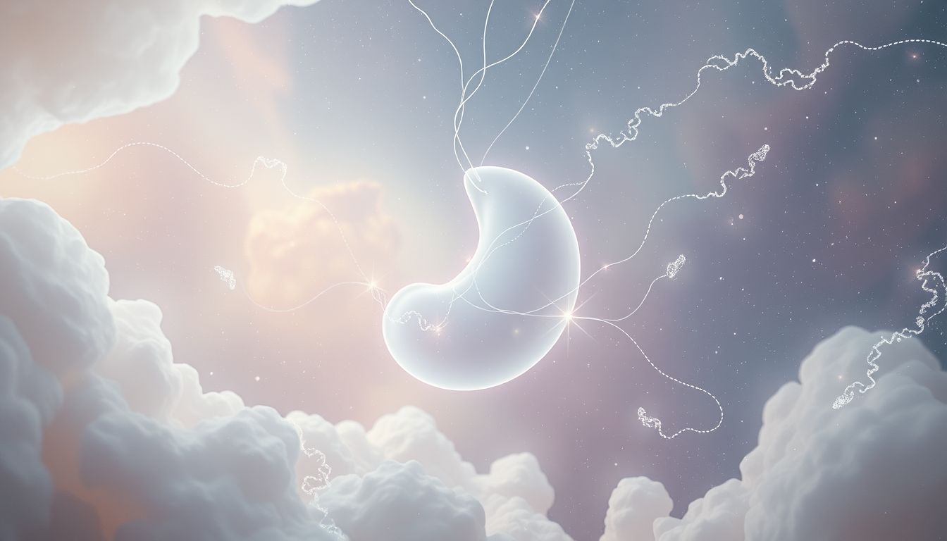 Ein kranker Magen im Traum symbolisiert oft innere Schwäche.