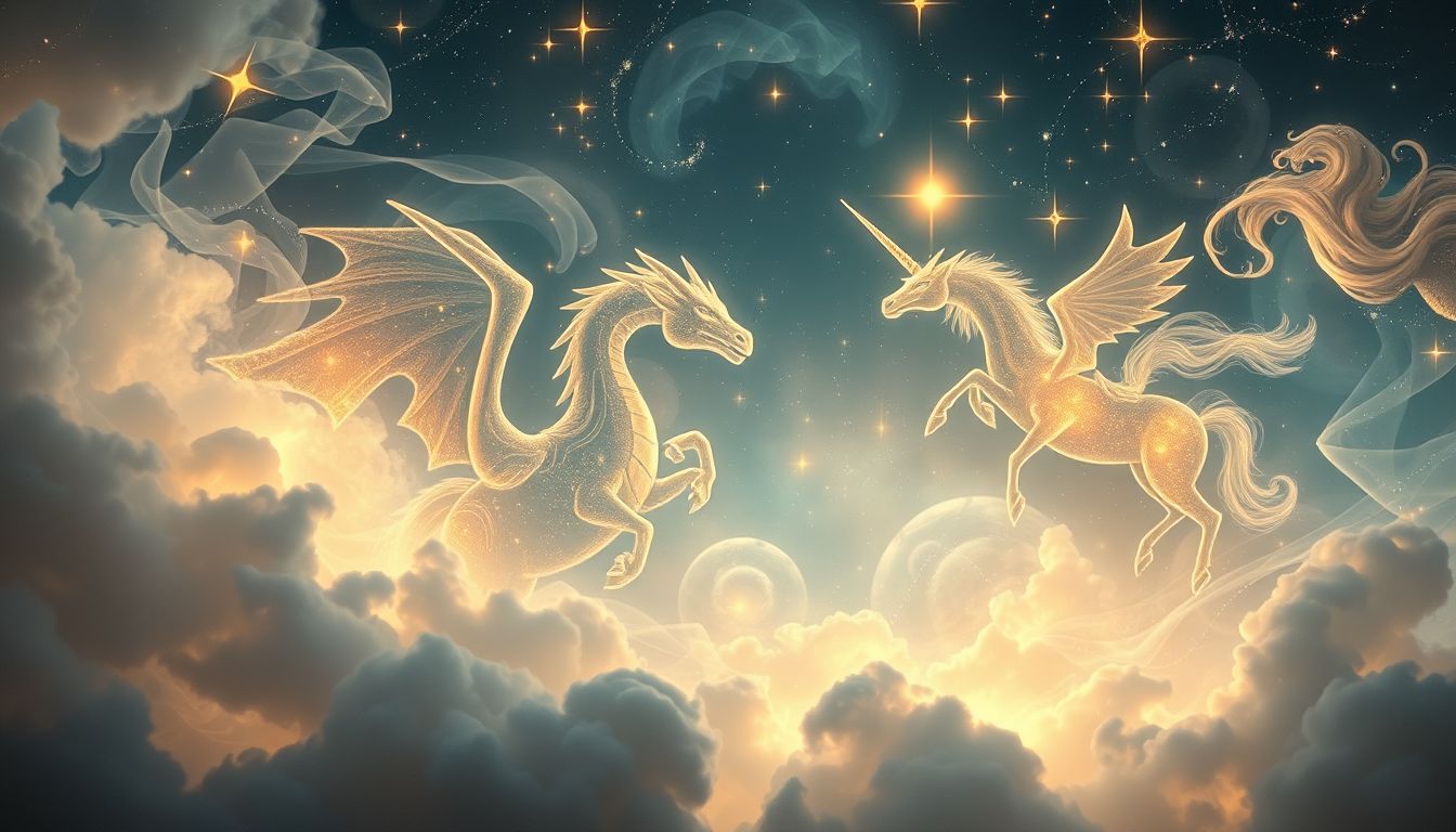 Die Jagd auf ein Fabelwesen symbolisiert eine Suche nach innerer Stärke.