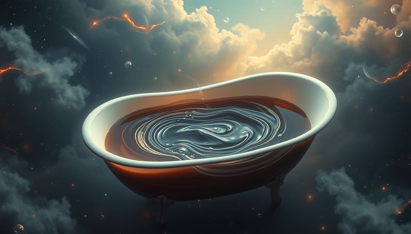 Traum von Abwasser in der Badewanne symbolisiert emotionale Reinigung.