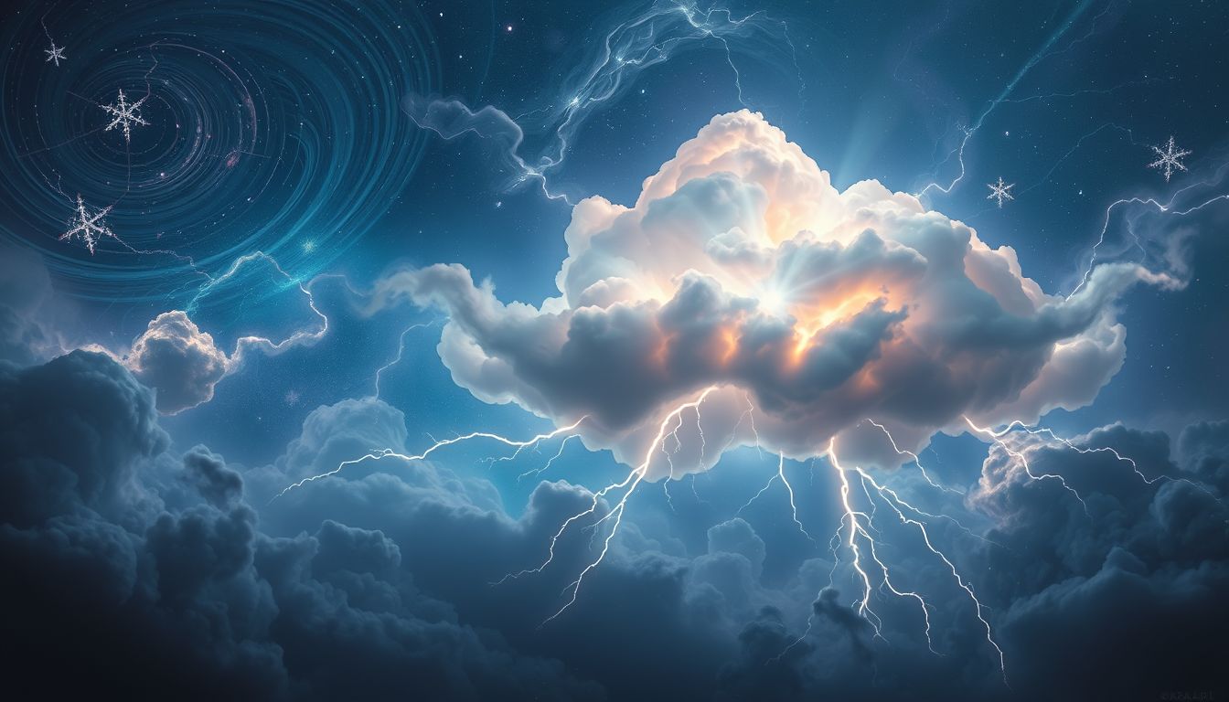 Ein lautes Gewitter im Traum symbolisiert emotionale Reinigung.