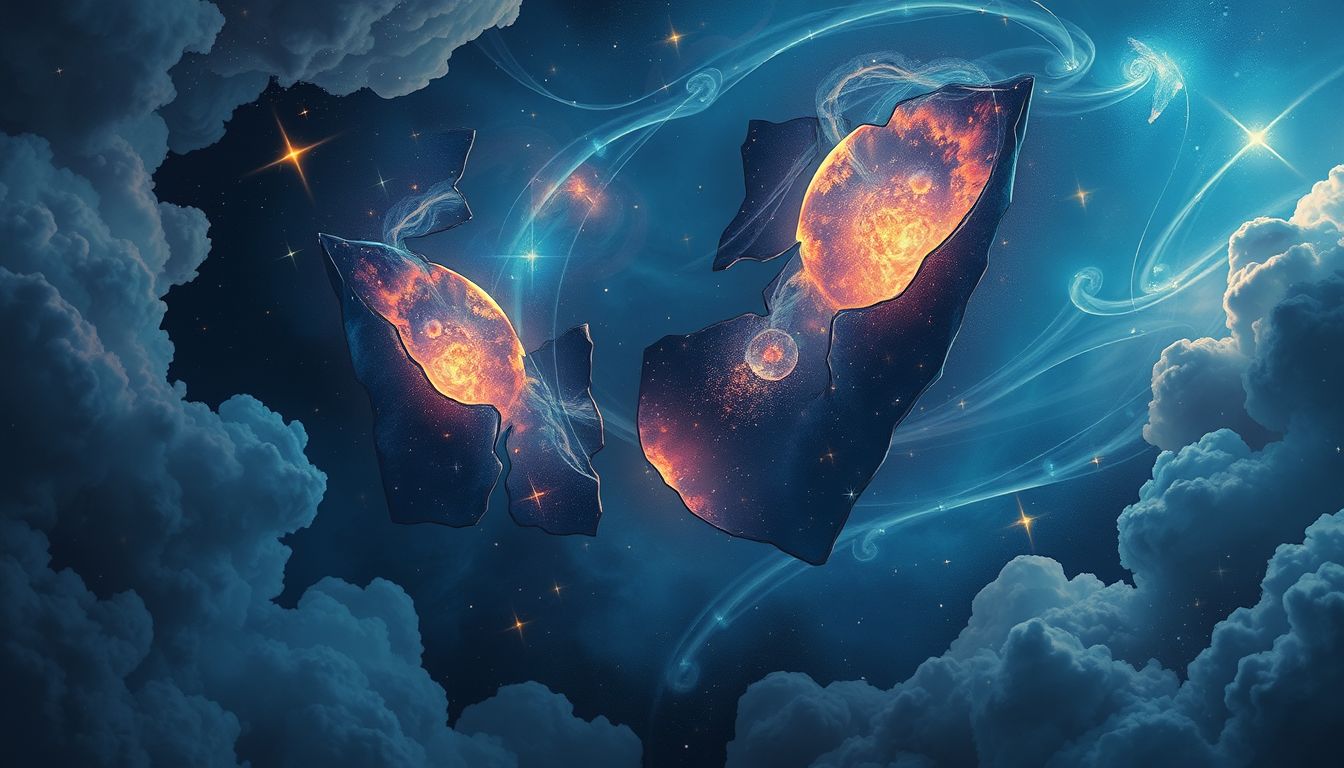 Das Reparieren eines Souvenirs symbolisiert innere Heilung vergangener Wunden.