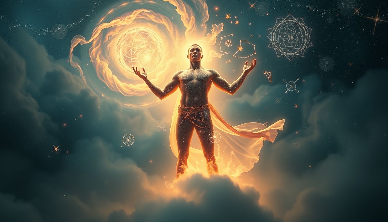 Das Traum-Ich symbolisiert Mut und innere Stärke als Held.