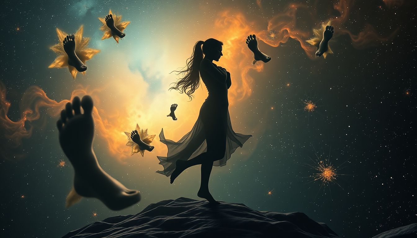 Ein Partnertritt im Traum kann unterdrückte Aggressionen symbolisieren.