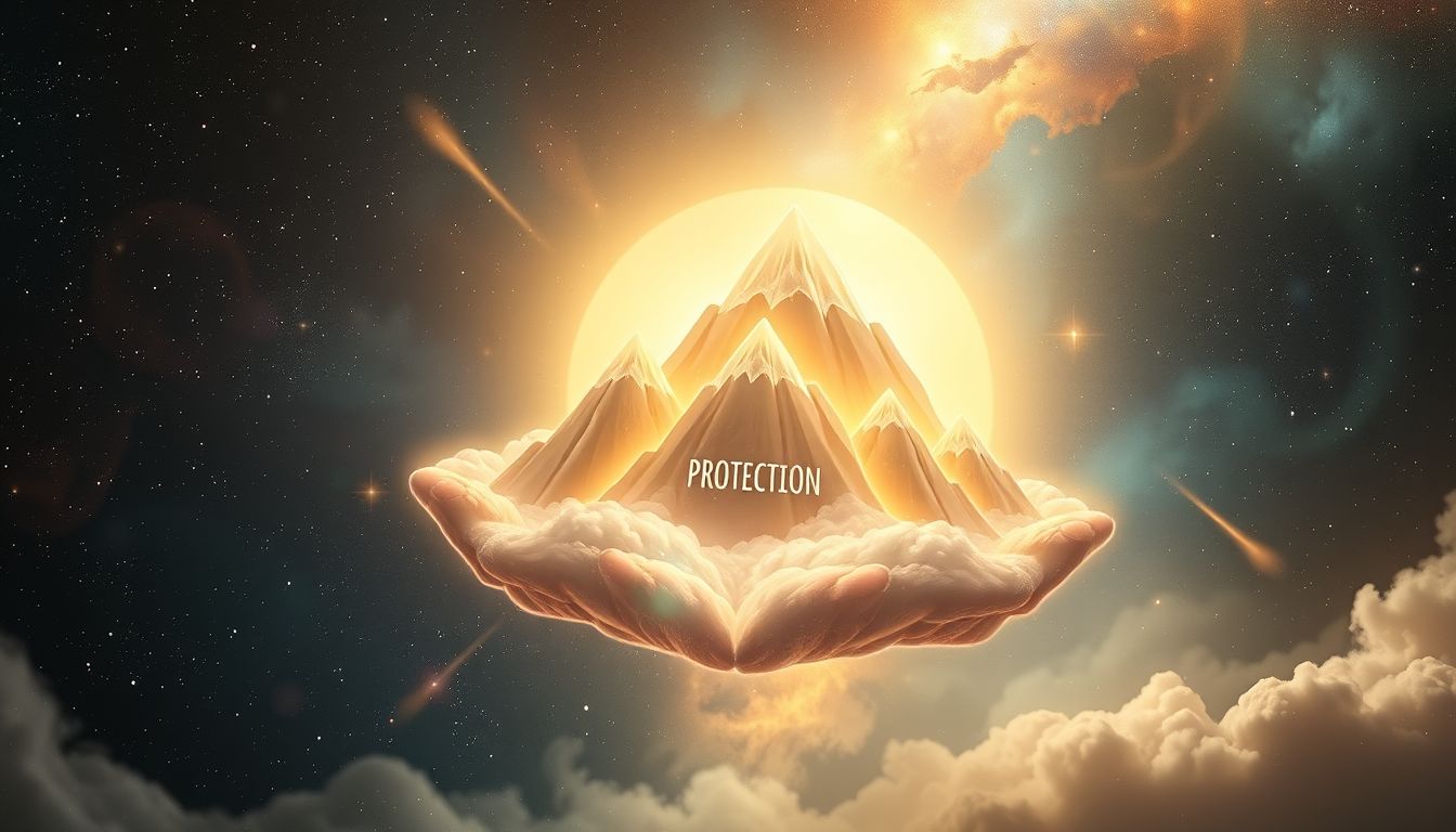 Der Bergwohlverleih symbolisiert im Traum Schutz und Sicherheit.
