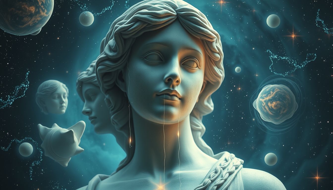 Weinende Statuen symbolisieren oft unterdrückte Trauer oder Schuldgefühle.