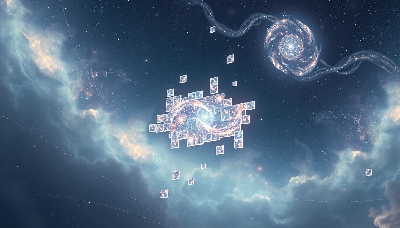 Der 28. Traum zeigt Fliesen, die ein Bild formen.