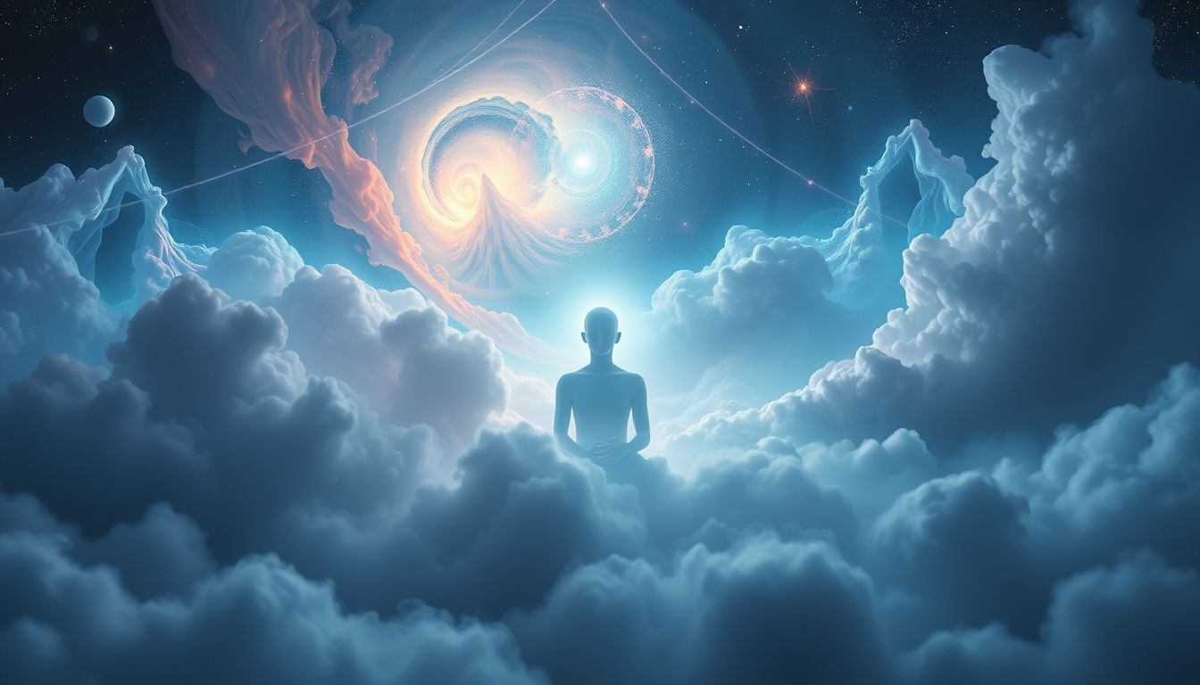 Das Sitzen und Warten im Traum symbolisiert Geduld und inneren Stillstand.